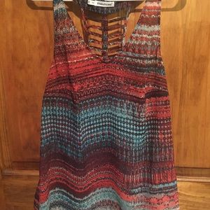 Plus Sz 0 or Women’s XL Beaded detailed Tank Top